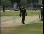 Abbas Mumtaz is Bowling in indo pak physicaly challange cricket series 2012