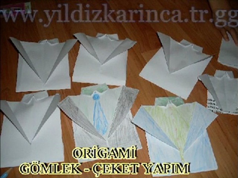 ORİGAMİ ile GÖMLEK- CEKET Timur Yıldız