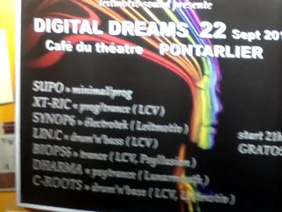 Dj C-roots - Digital Dreams - Café Du Théatre 2012