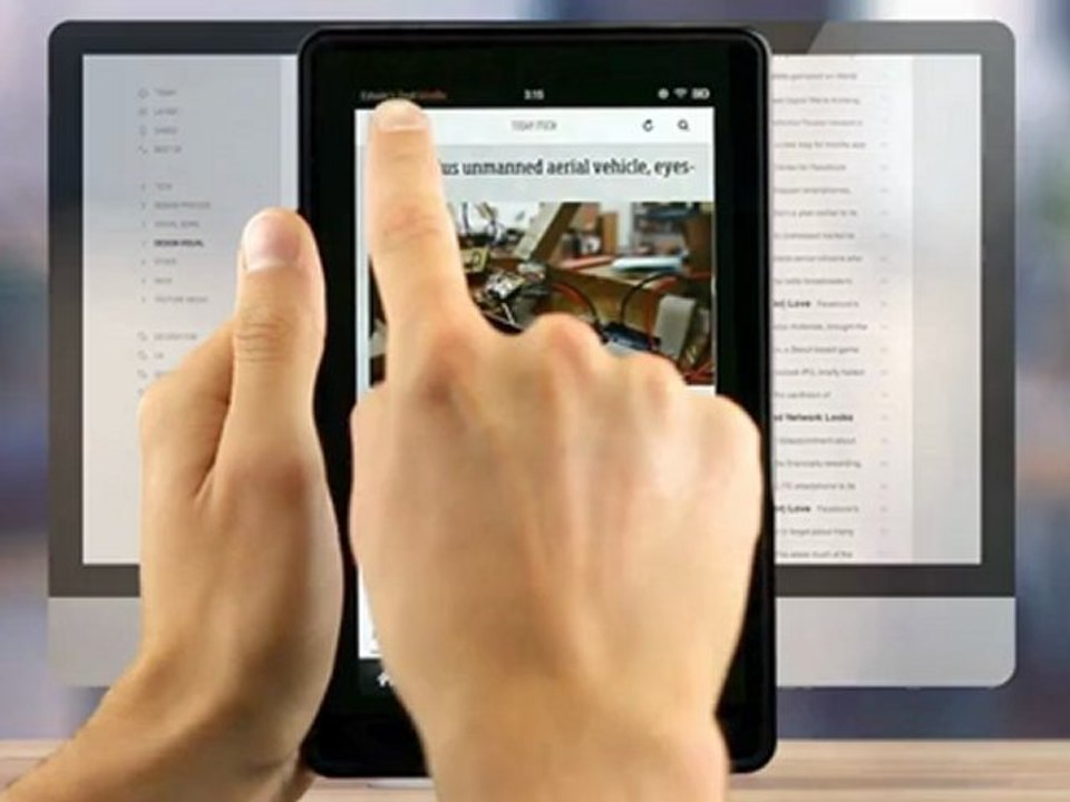 Démo de l'application Feedly