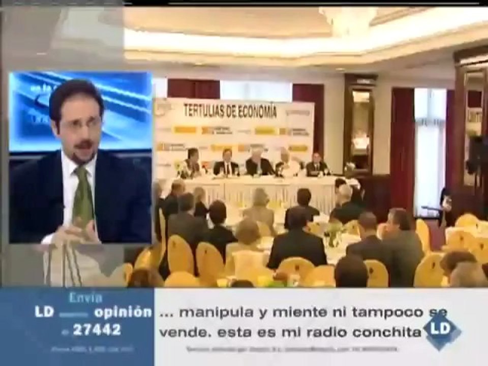 Es la noche de César: Tertulia económica con Manuel Llamas y Roberto Centeno - 19/11/10