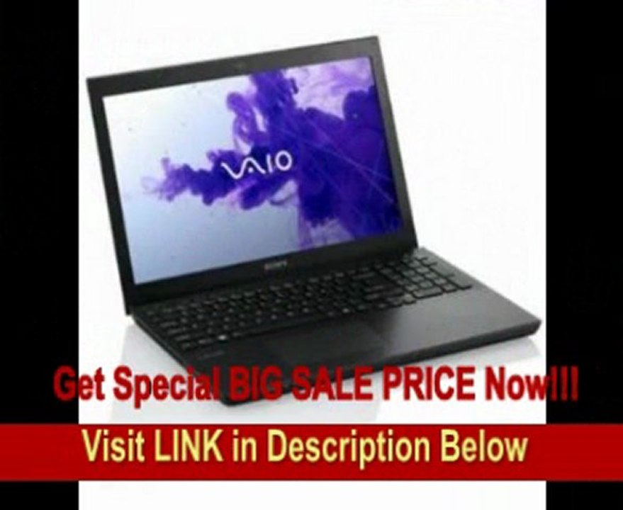 Sony VAIO S Series SVS15118FXB 15.5 LED Notebook Intel Core i7-3612QM 2.1 GHz 8GB DDR3 750GB HDD Blu-ray NVIDIA GeForce GT 640M LE Bluetooth Windows 7 Home Premium 64-bit Black FOR SALE