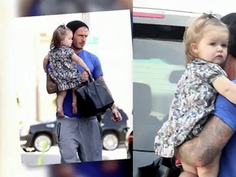 David and Harper Beckham Enjoy Some Father-Daughter Bonding