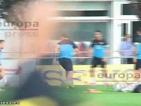 El Barça prepara su partido en el Sánchez Pizjuán