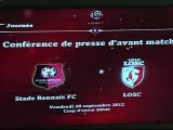 Conférence de presse avant Stade Rennais FC - LOSC