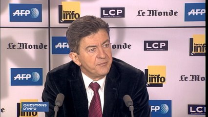 Questions d’info : Jean-Luc Mélenchon, coprésident du Parti de Gauche