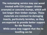 Re-levelling Floors