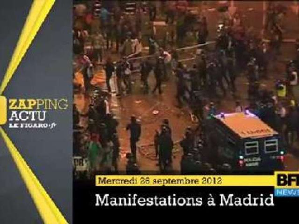 Madrid : les forces de l'ordre en peine face aux indignés