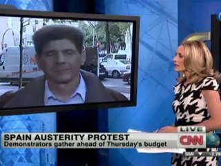 #25-S: Así vieron la manifestación junto al Congreso (Madrid) las principales TV mundiales