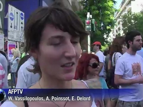 Grèce: manifestation anti-rigueur à Athènes
