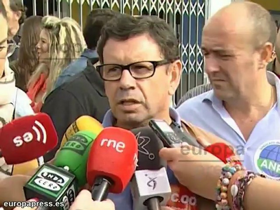 Sindicatos emeritenses protestan por recortes educativos