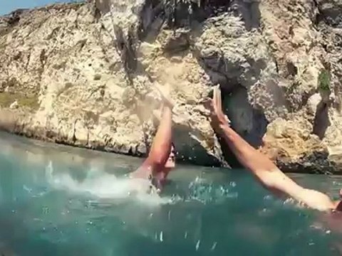 Plongeons des falaises de malte