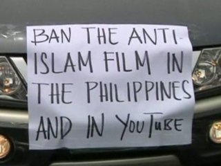 Protest in Philippines against anti-Islam film