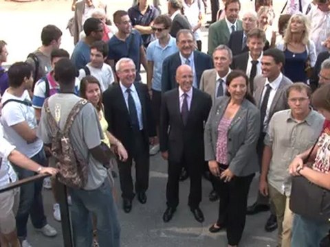 Visite des nouveaux bâtiments de l'université Nice Sophia-Antipolis campus Sophi@Tech