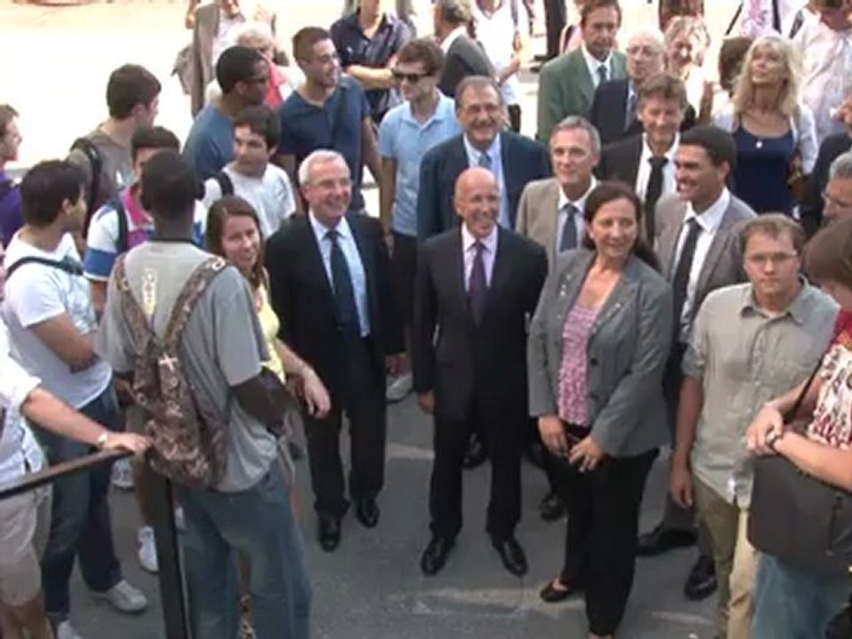 Visite des nouveaux bâtiments de l'université Nice Sophia-Antipolis campus Sophi@Tech