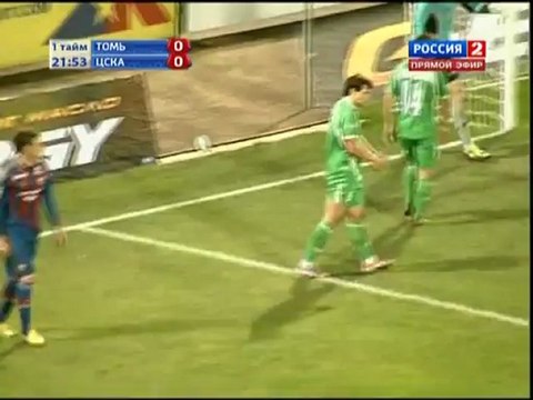 Томь - ЦСКА (первый тайм)