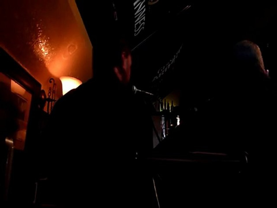 Live de musique trad dans un pub de Dublin