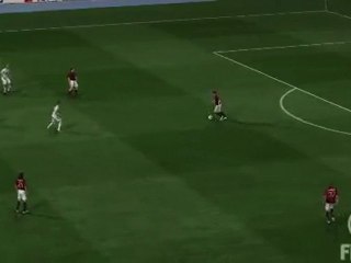 LDC 1/4 retour Real Madrid - Milan AC : Frappe de Lewel et but