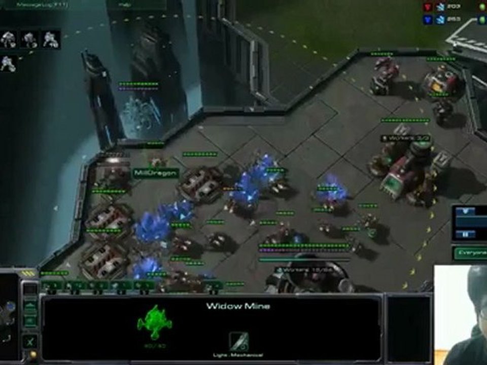 Dragon s'éclate et éclate avec les mines - Starcraft 2