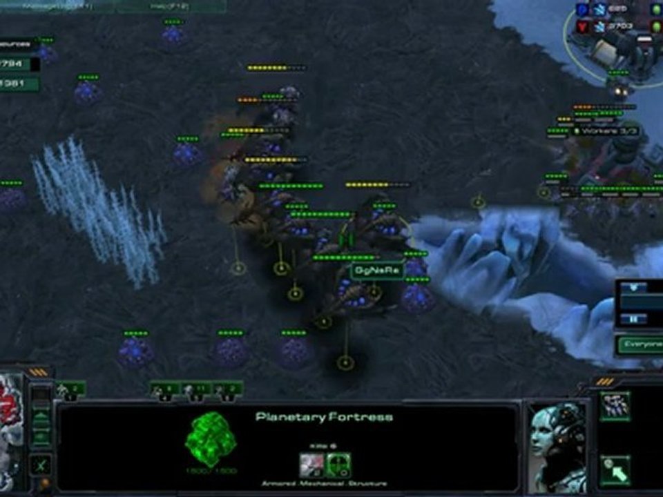 Mines vs broodlords... - Starcraft 2