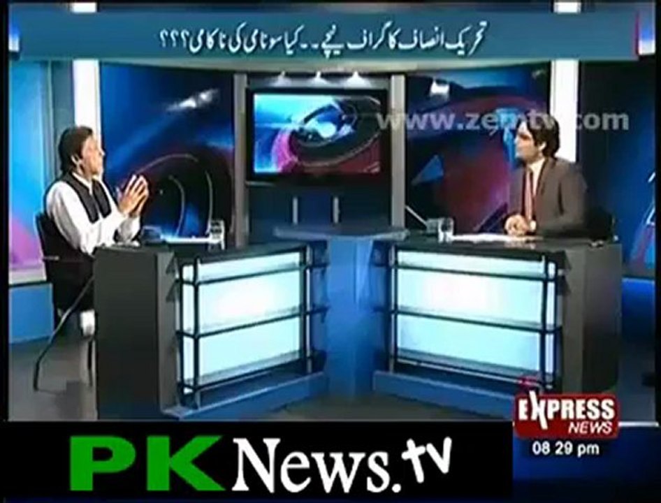 Imran Khan with Khanzada - Sept 29th 2012