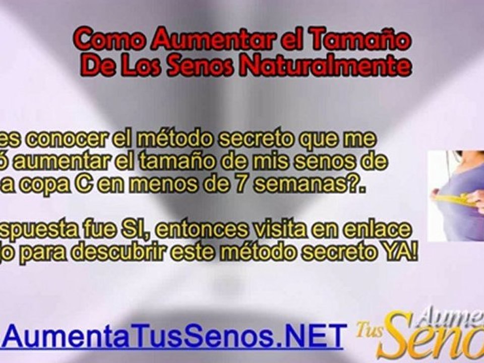 AUMENTAR MI BUSTO SIN OPERACIONES