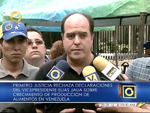 Julio Borges llama al vicepresidente Jaua mentiroso