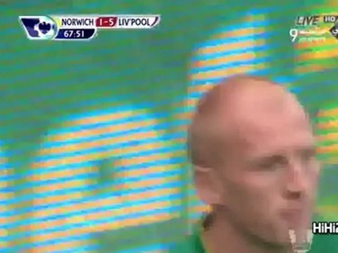 هدف ليفربول الخامس على نورويتش سيتي - جيرارد