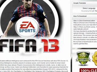 Télécharger FIFA 2013 cd key travail