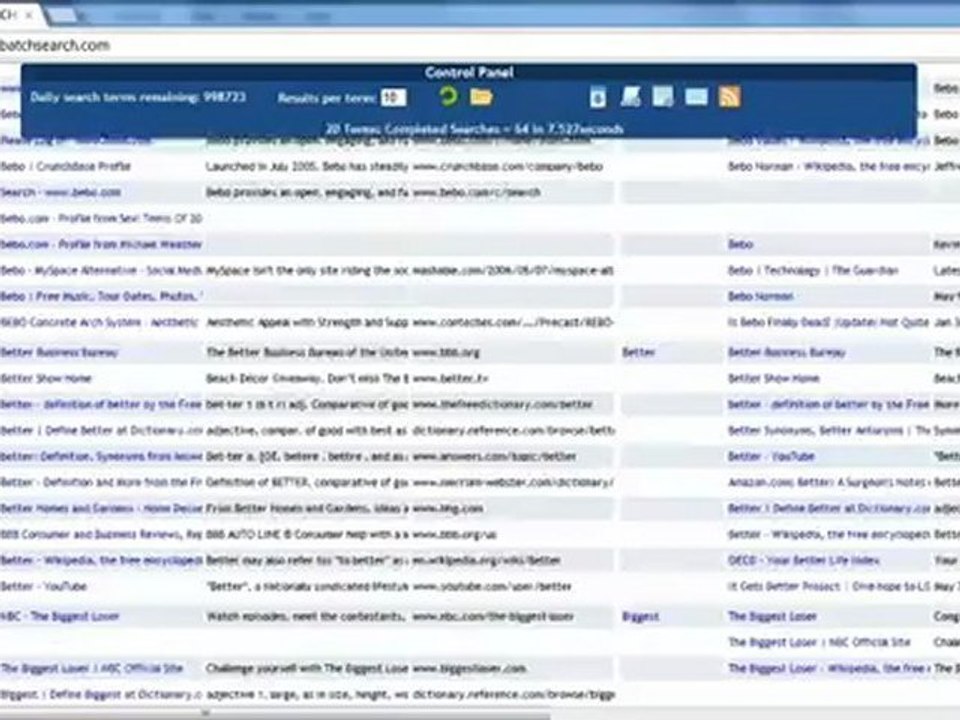 Search Multiple Keywords Simultaneously