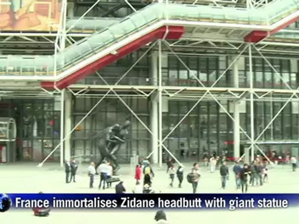 France immortalises Zidane headbutt with 5-metre statue