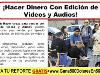 Hacer cosas para vender