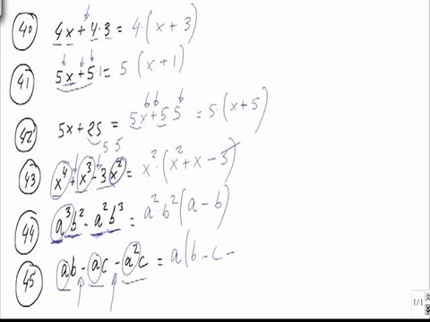 Problemas resueltos de polinomios factor comun problema 12