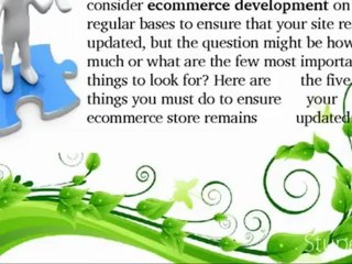 Continuous Ecommerce Development – A Must for an Updated Store