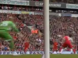 Manchester United v Liverpool Rafael goal