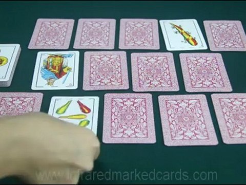 POKER-MARQUES-CARTES-A-JOUER Spanish-Fournier-No.12-cards Poker-Card-Trick