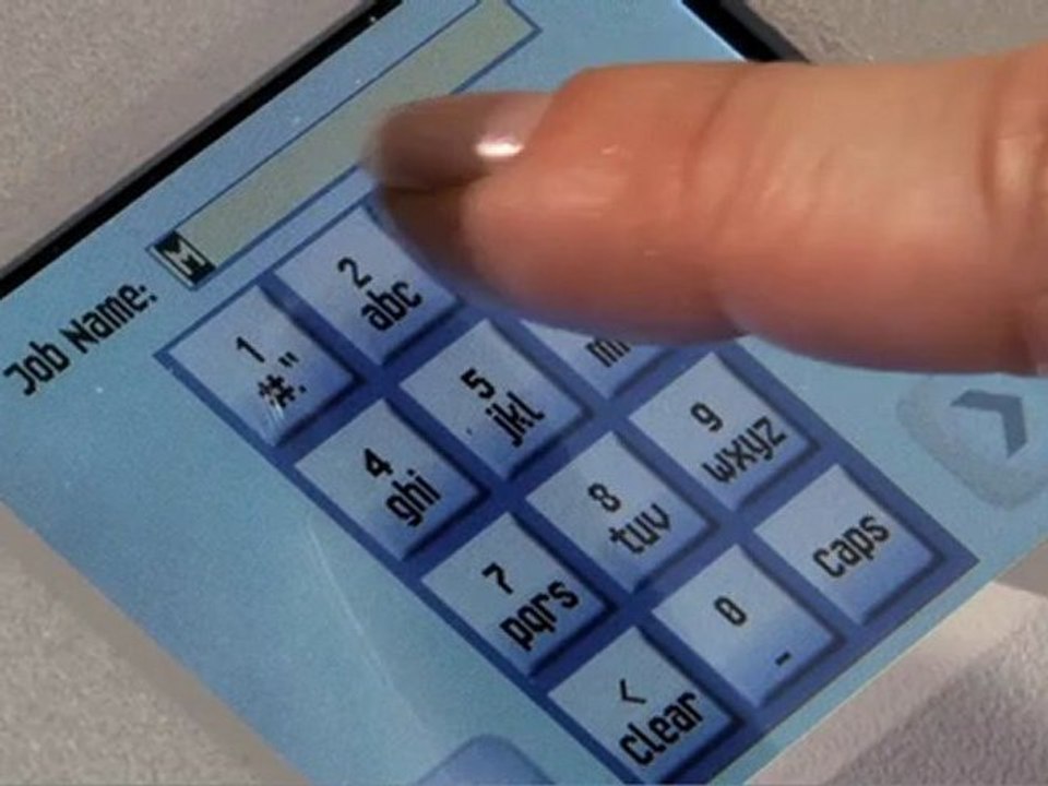 Neopost DS-35 - Letter Folding Machine - Setting a job