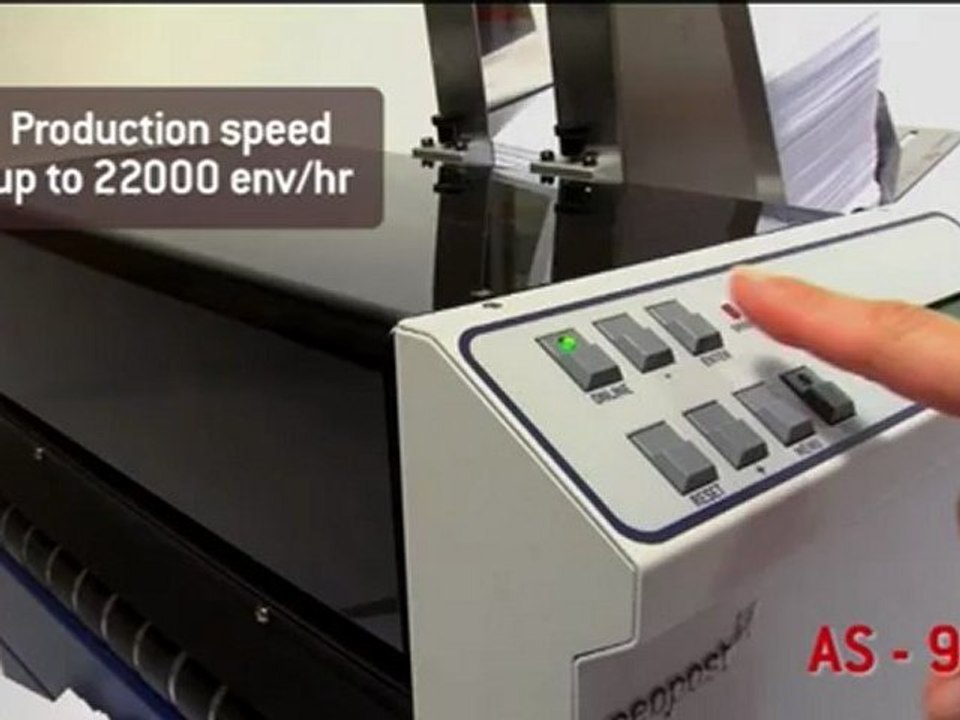 Envelope and Address Printing Machine - Neopost AS-950