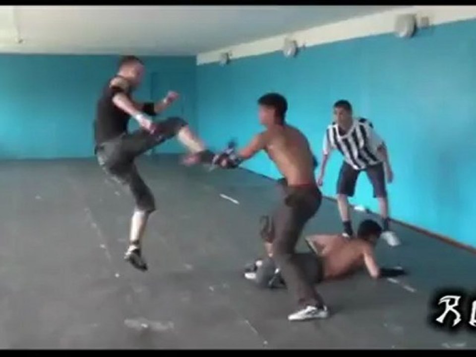 ROE wrestling backyard - triple threat match (20 may 2011 year)