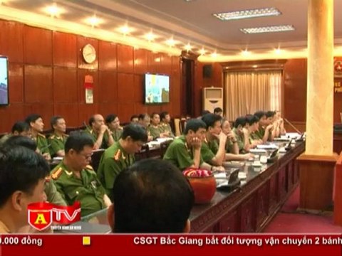 ANTÐ - Giao ban trực tuyến về công tác phòng chống tội phạm