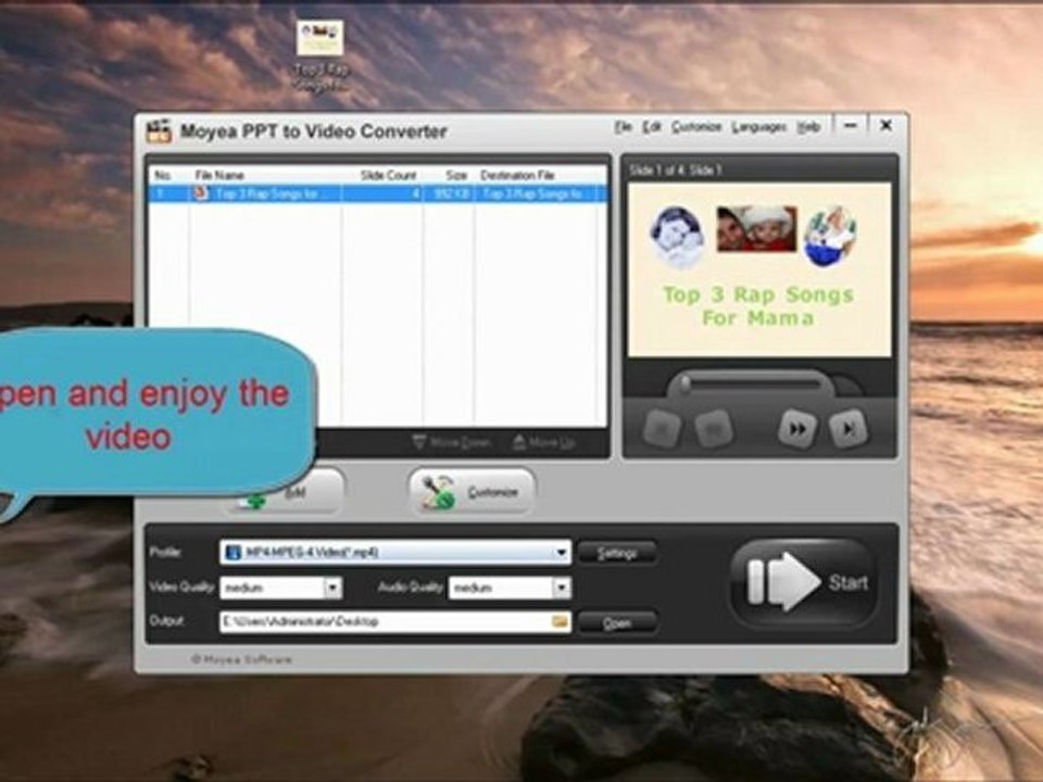 how to play PowerPoint on Google nexus 7