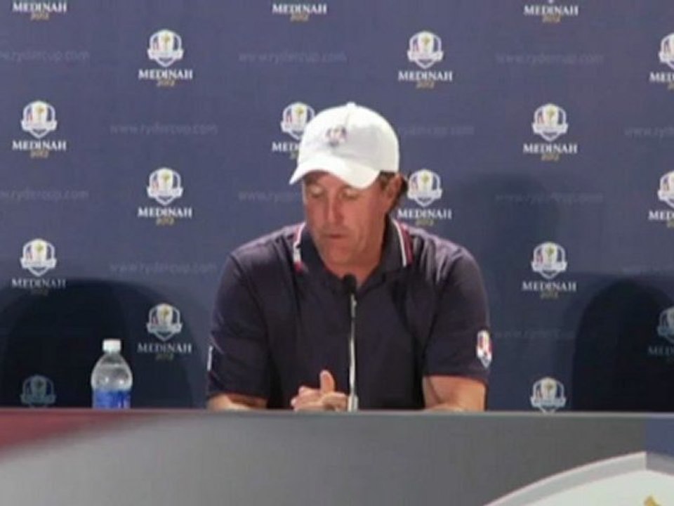Ryder Cup - Mickelson : “Un plaisir de jouer avec Tiger Woods”