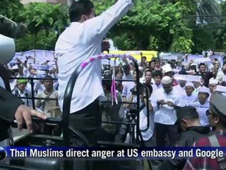 Thai Muslims direct anger at US embassy and Google