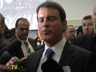 Manuel Valls à la grande mosquée de Strasbourg
