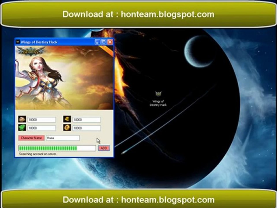 Wings of Destiny Hack | FREE Download - October 2012 Update