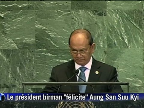 Le président birman félicite Aung San Suu Kyi