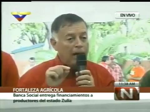 (Vídeo) Banca Social entrega financiamientos a productores de Zulia