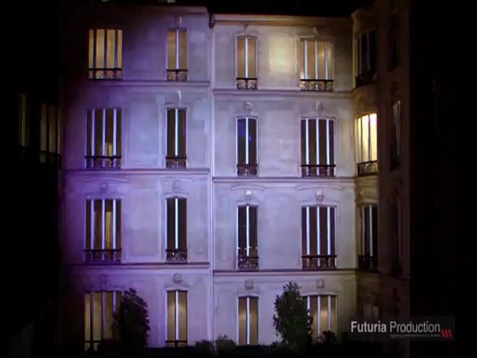 Mapping Building Hôtel Fouquet's Barrière - Futuria Production