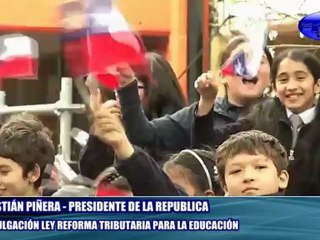 Promulgación Ley reforma tributaria para la educación.avi