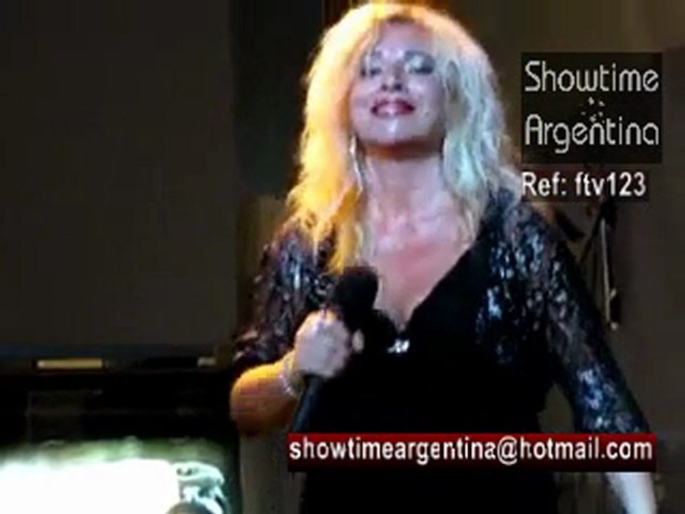 Ref: FTV123 FEMALE  TANGO VOCALIST SINGER BAND ORCHESTRA SHOW showtimeargentina@hotmail.com--